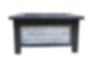 Gray planter box with wood-look design. Outdoor decor solution.