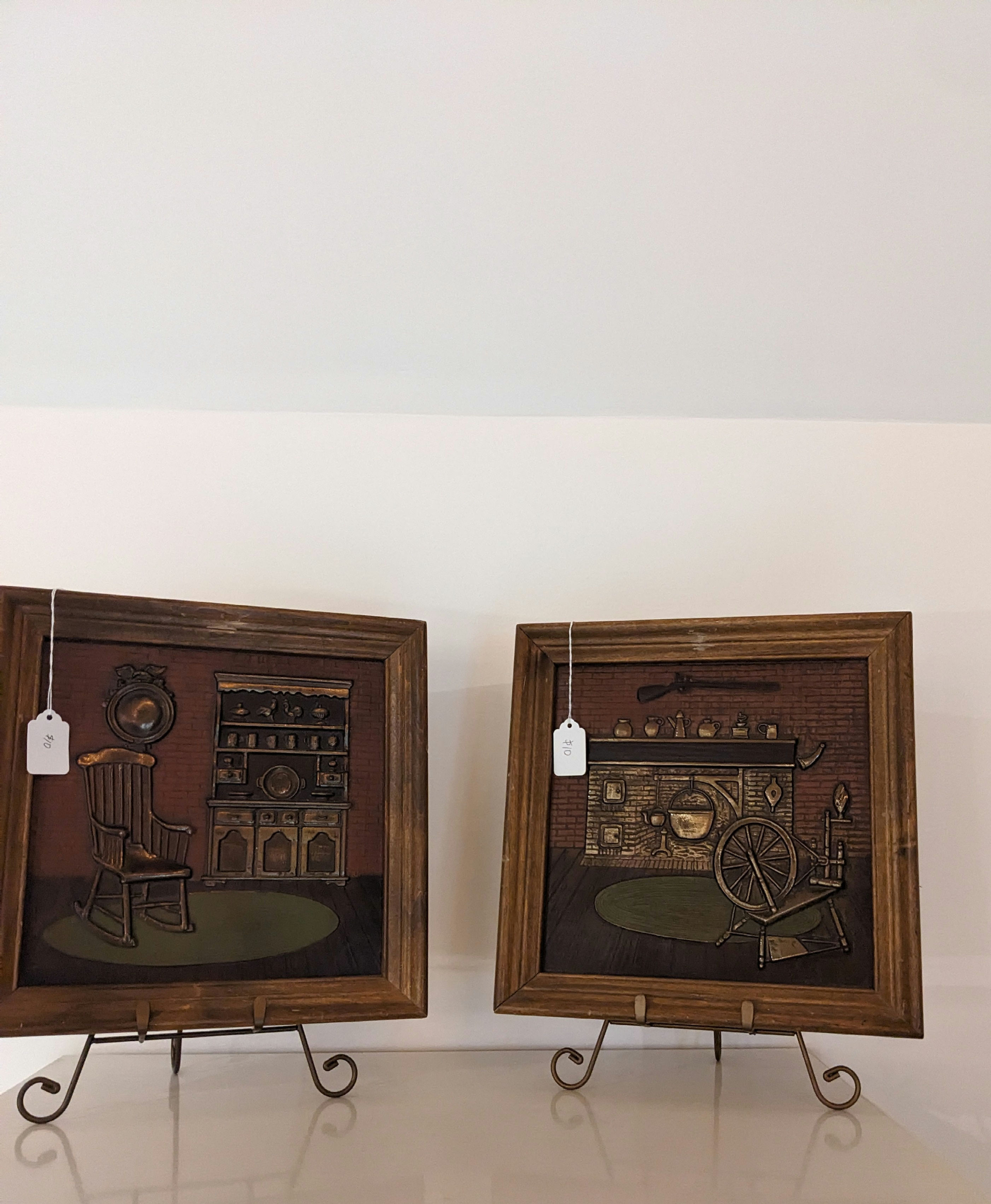 Copper Framed Pictures