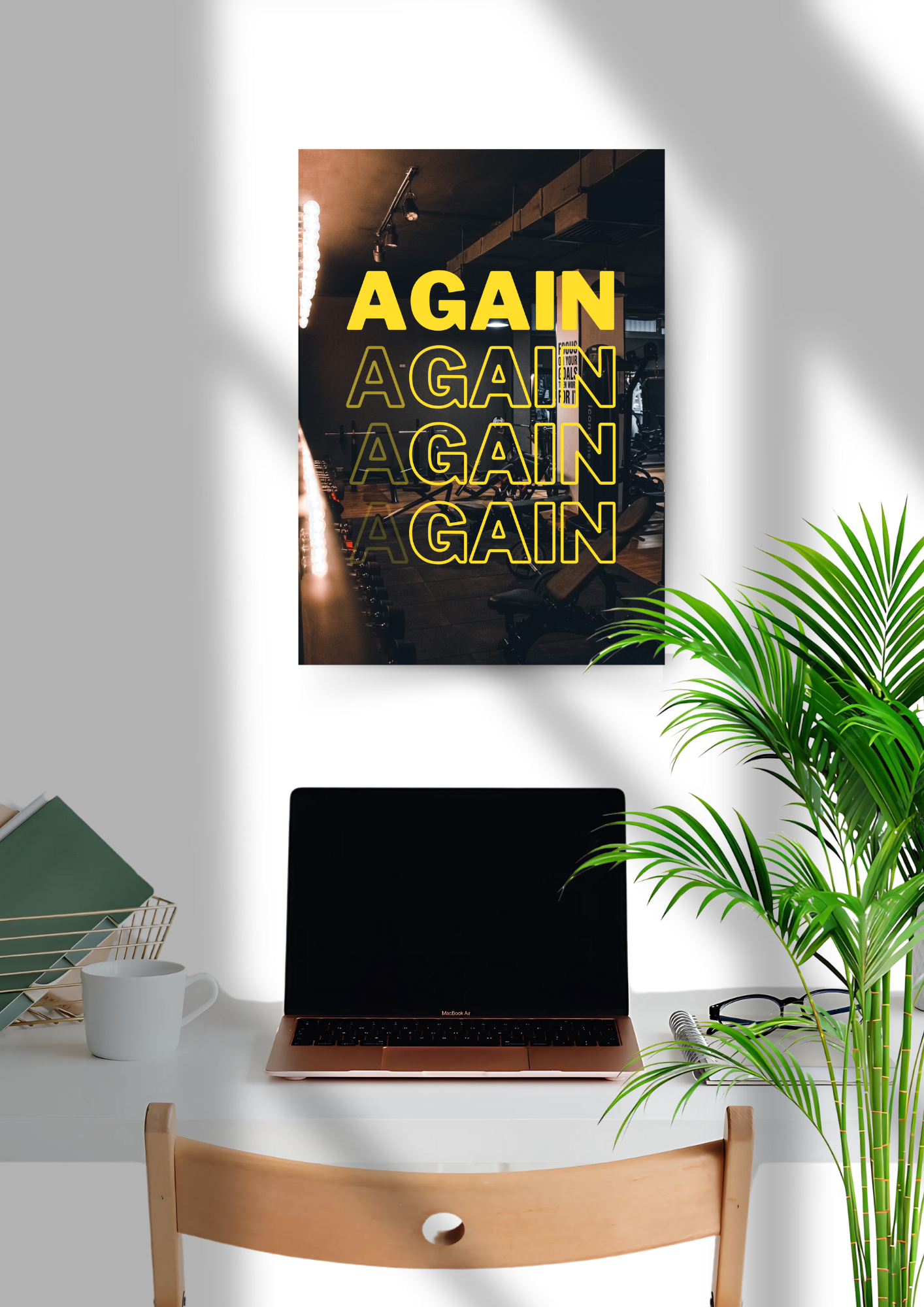 Again = Gain | A4 Poster