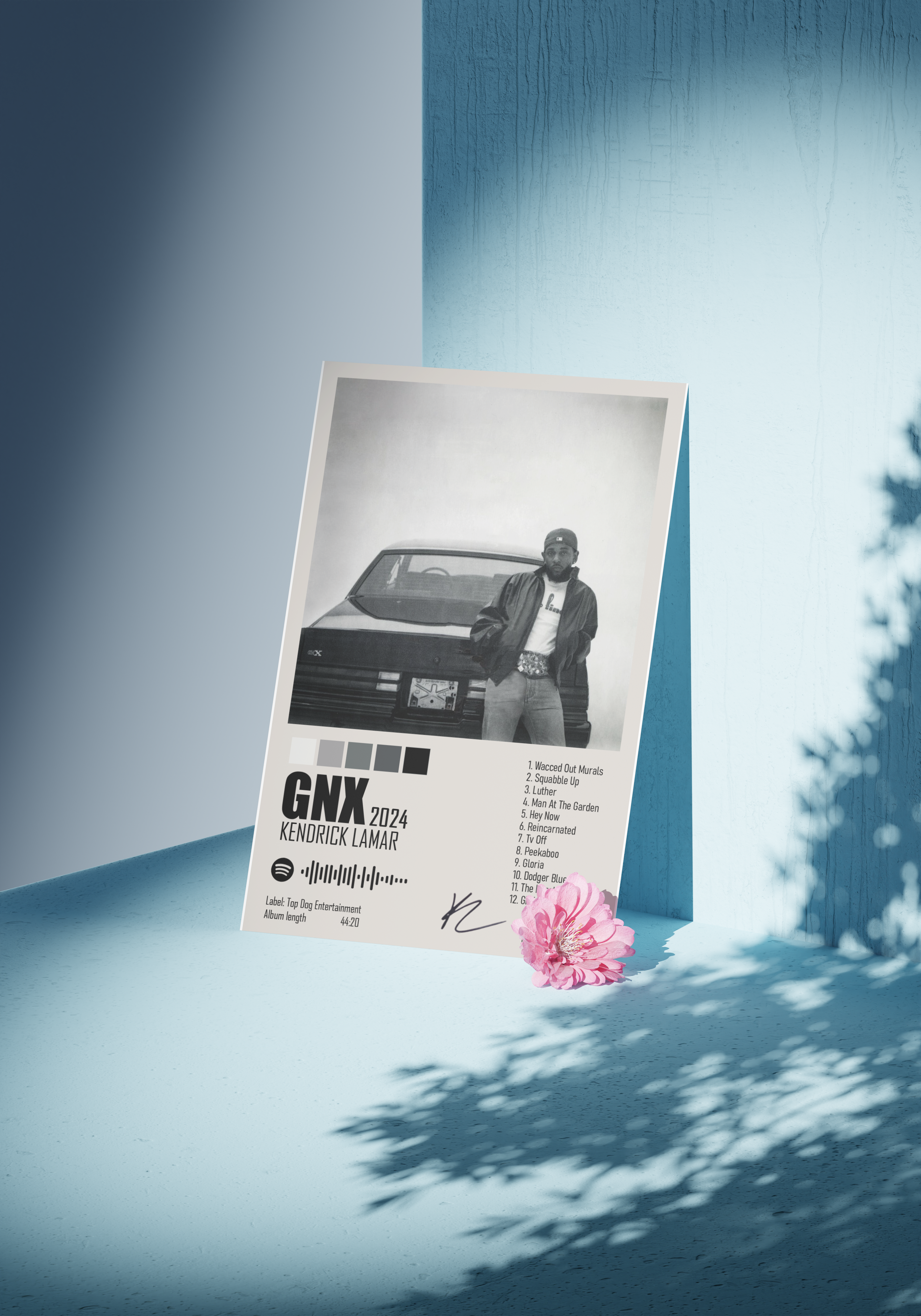 GNX | Album Cover | 4x6in Song Card |