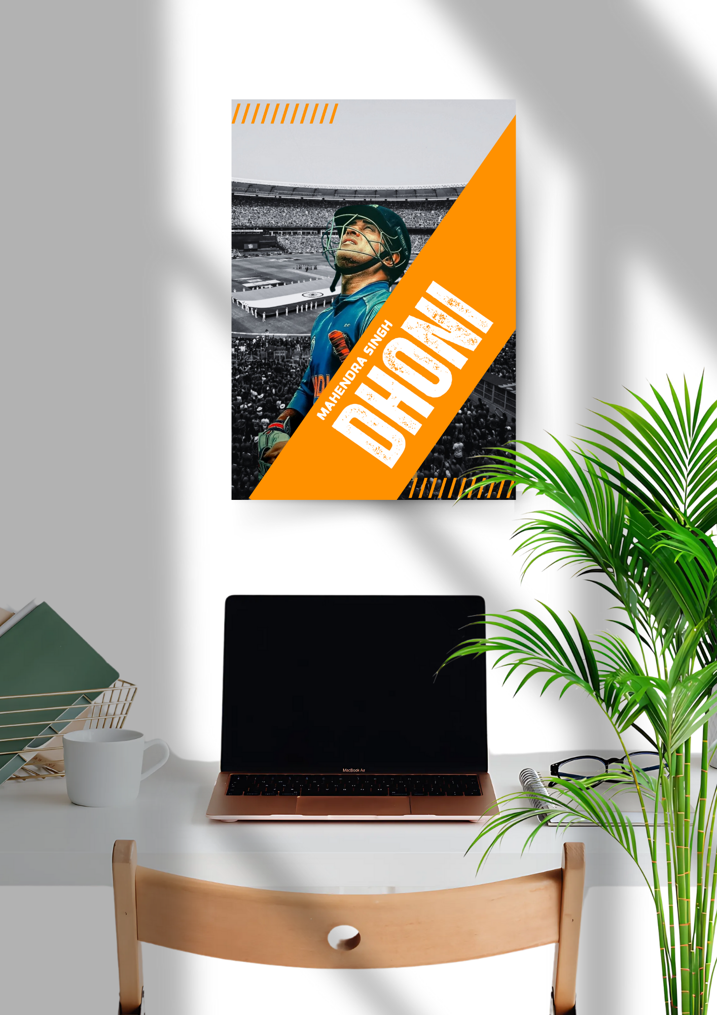 Ms Dhoni | Cricket | A4 Poster