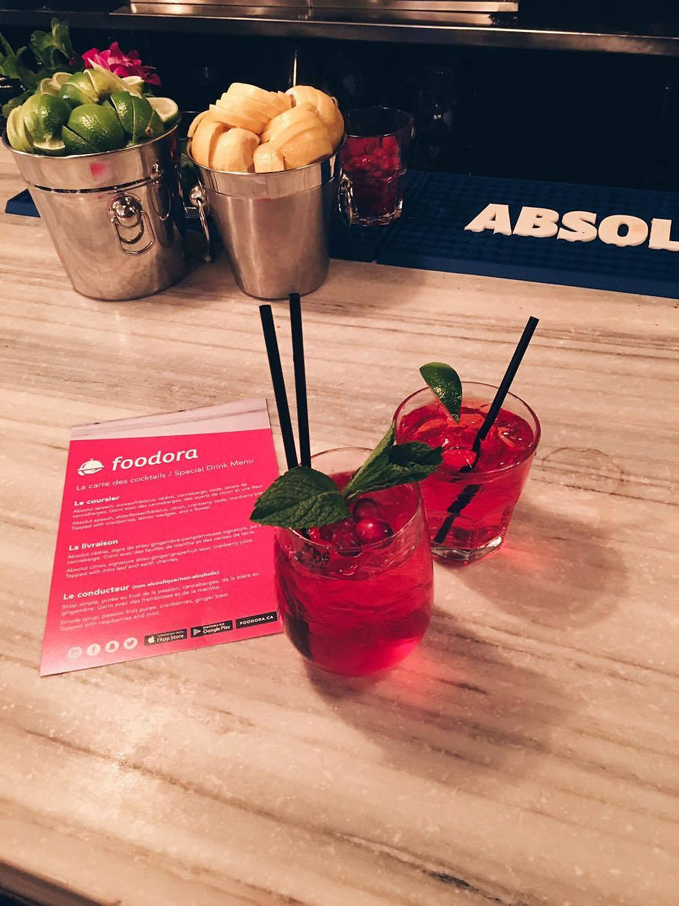 Foodora signature drinks