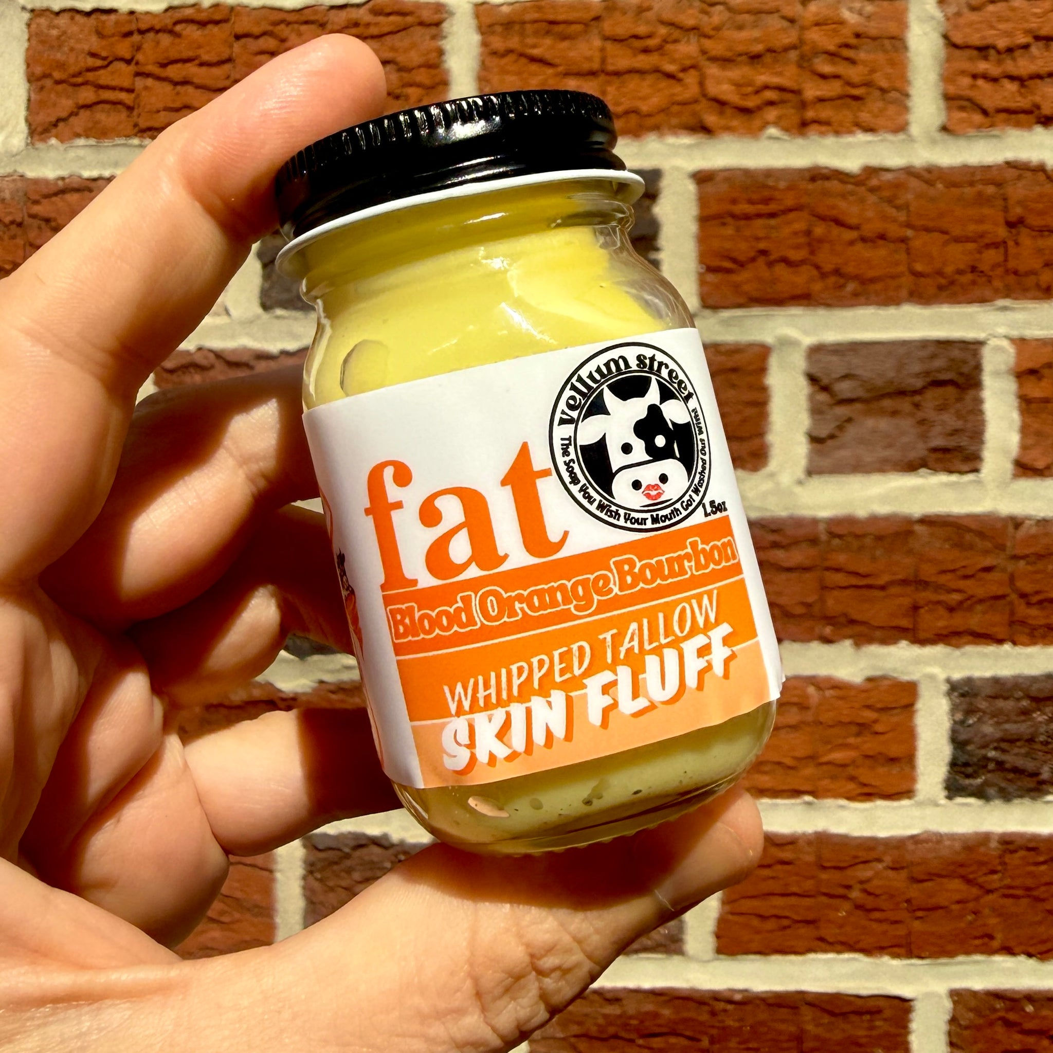 Scented Fat Marshmallow Fluff - Blood Orange Bourbon, 1.5 oz mini