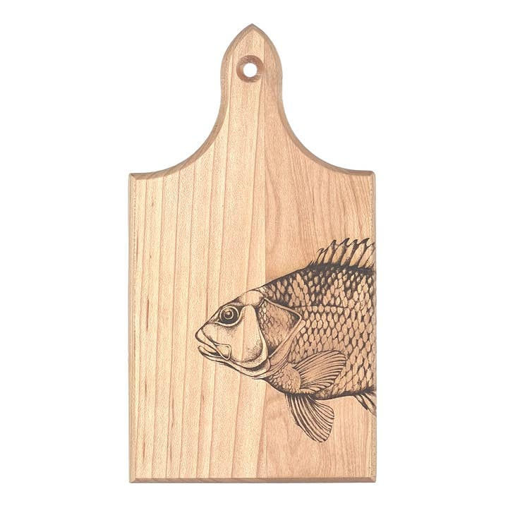 Thumbnail: Cutting Board, Mini Maple Engraved by Laura Zindel