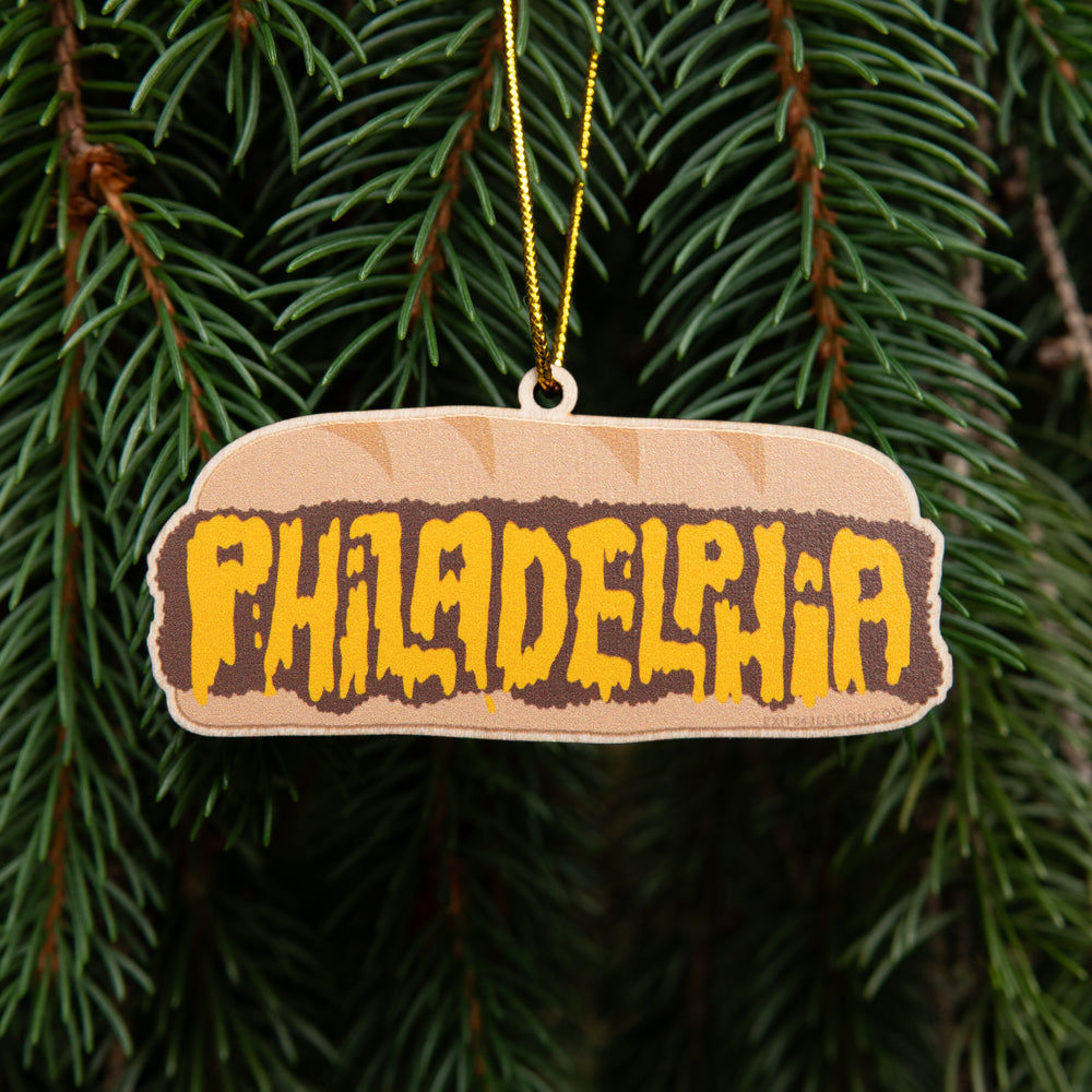 Philly Cheesesteak Philadelphia Ornament