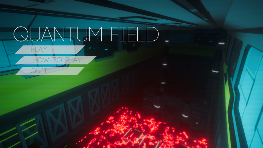 Quantum Field Game Main Menu