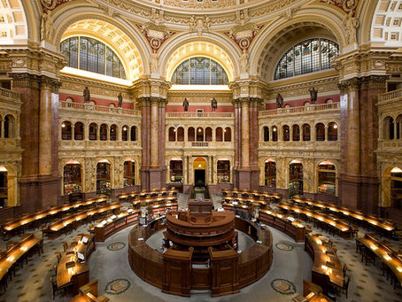 Main Reading Room of the Library of Congress, 2009.