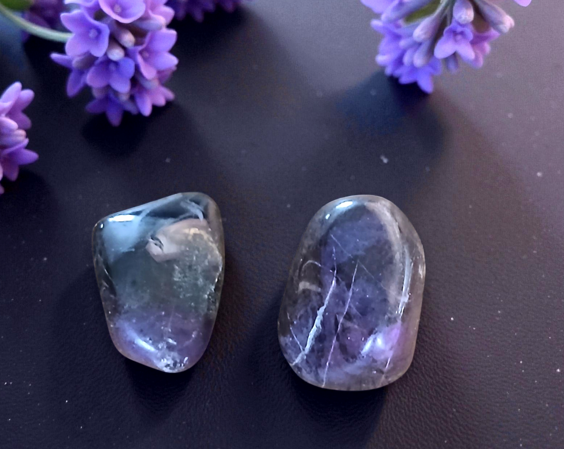 Sugilitt tromlet 25 mm - mørk