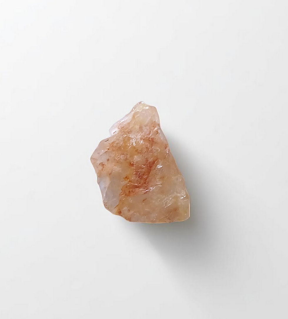 Himalaya Red-Gold Azeztulite råstein 15 mm
