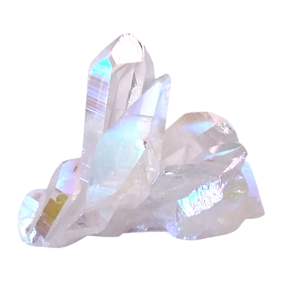 Angel Aura Quartz cluster 1, 28x23 mm