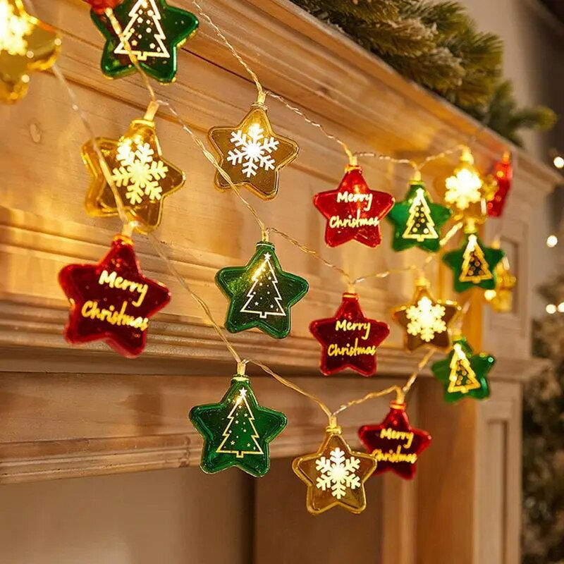 Thumbnail: Christmas LED Ball Lights Battery Powered String Light Outdoor 