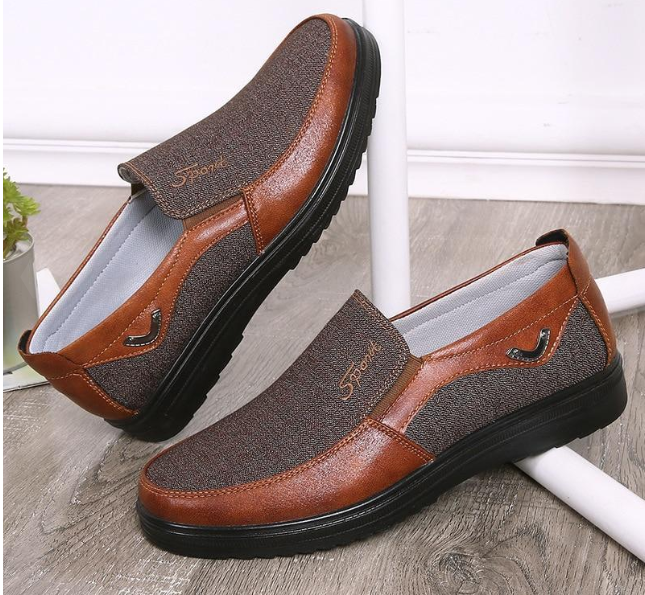 Thumbnail: Business Casual Soft & Flat-soled Men's Shoes