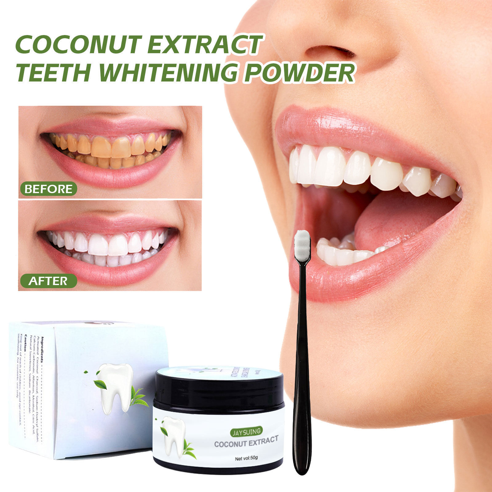 Teeth Whitening Powder Cleaning