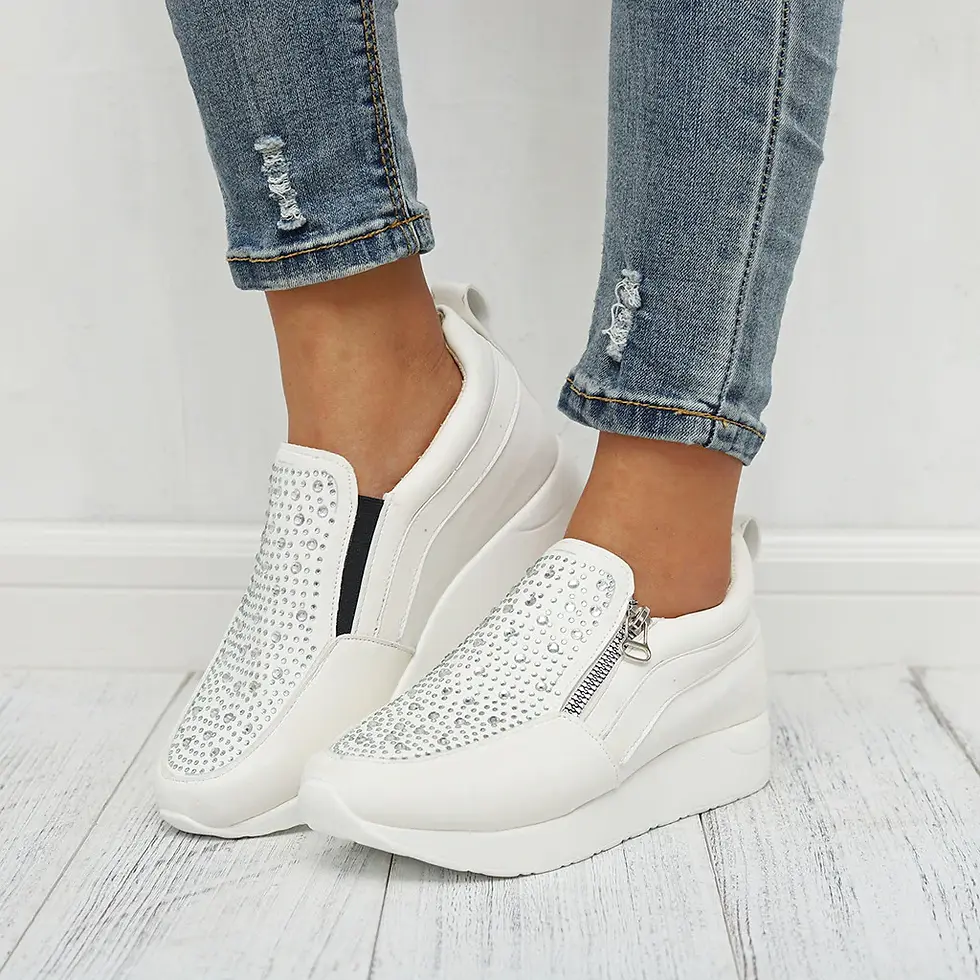 Thumbnail: Women Sneakers Female Knitted Shoes Women