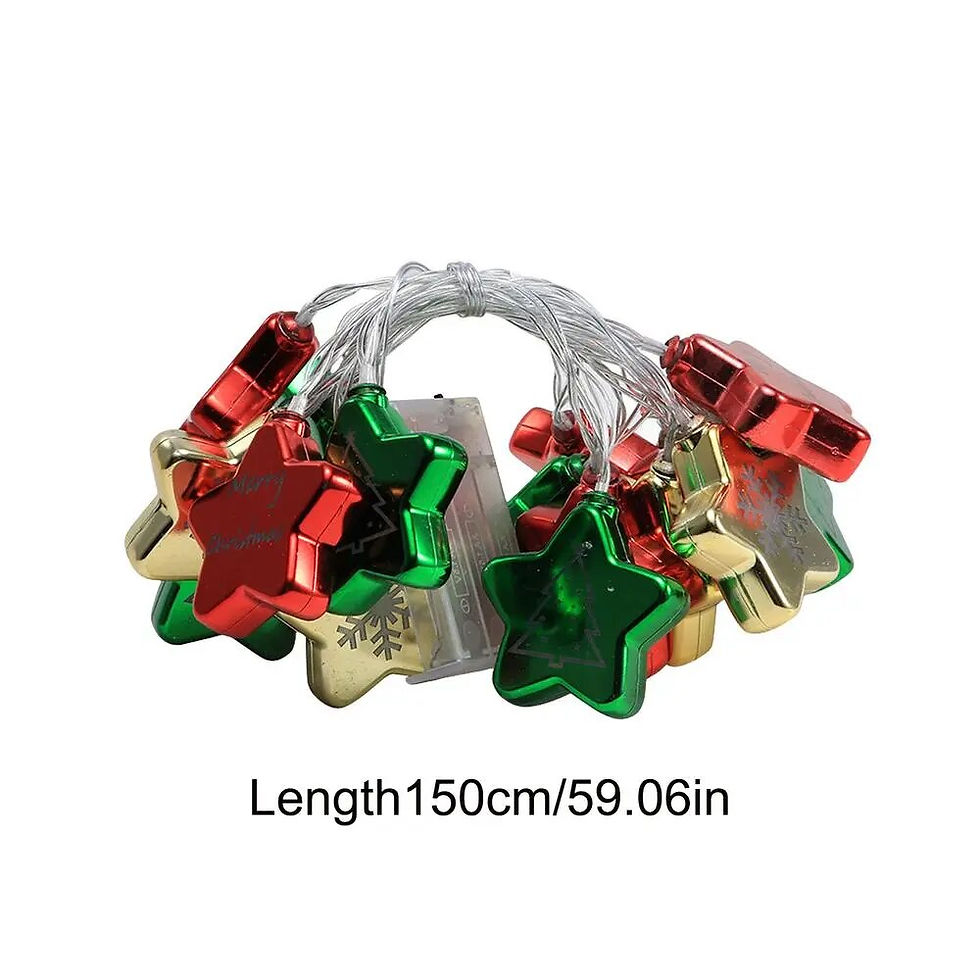 Thumbnail: Christmas LED Ball Lights Battery Powered String Light Outdoor 