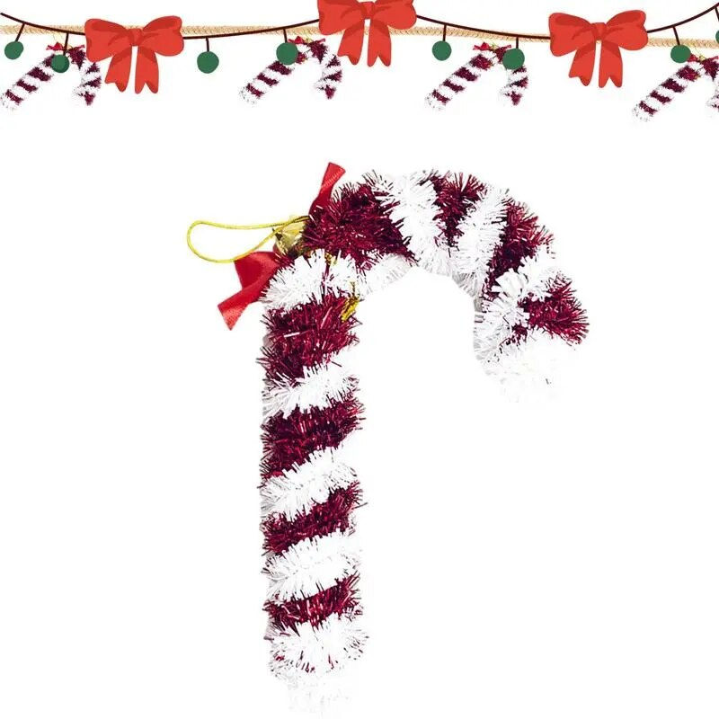 Thumbnail: Candy Cane Christmas Tree Decorations Unique Tree Pendant 