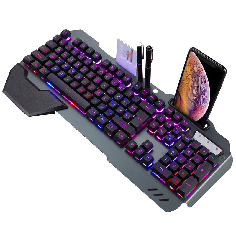 Thumbnail: ErgonomicWired Gaming Keyboard with RGB