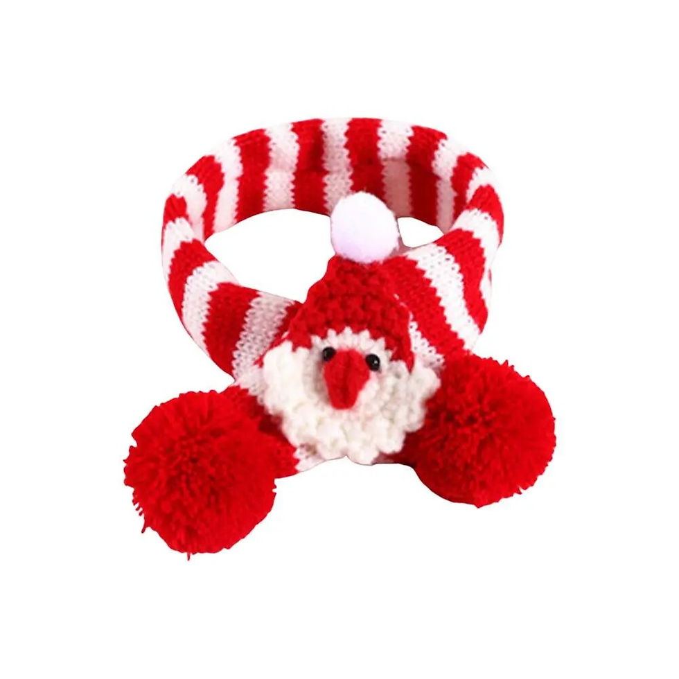 Thumbnail: Christmas Pet Scarf Dog Winter Knitted Scarf Dog Neck