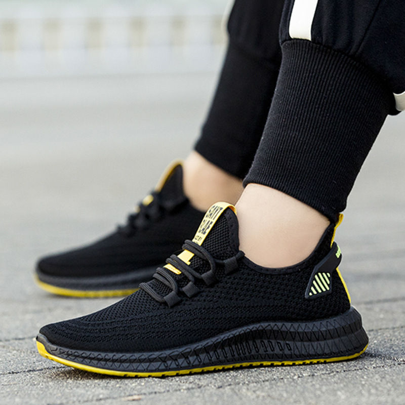 Thumbnail: Men's shoes flying woven sneakers