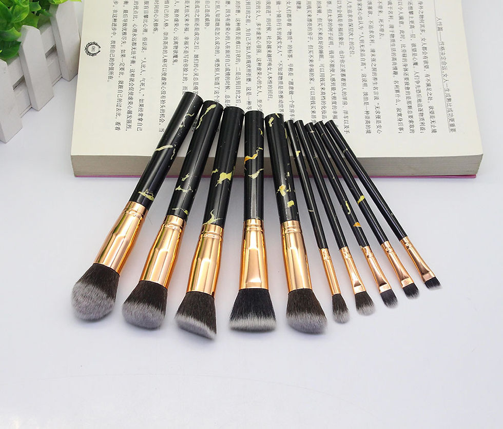 Thumbnail: 15 Marbled Design Makeup Brushes