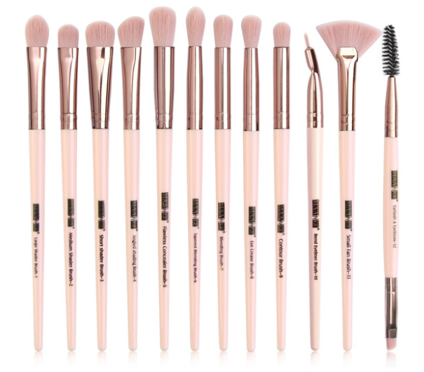 Thumbnail: 12 makeup brushes set