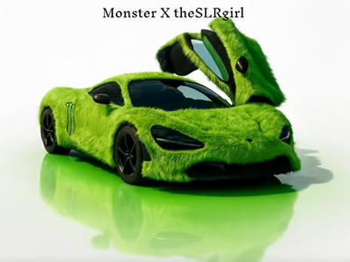 theSLRgirl green Monster Energy McLaren 720S