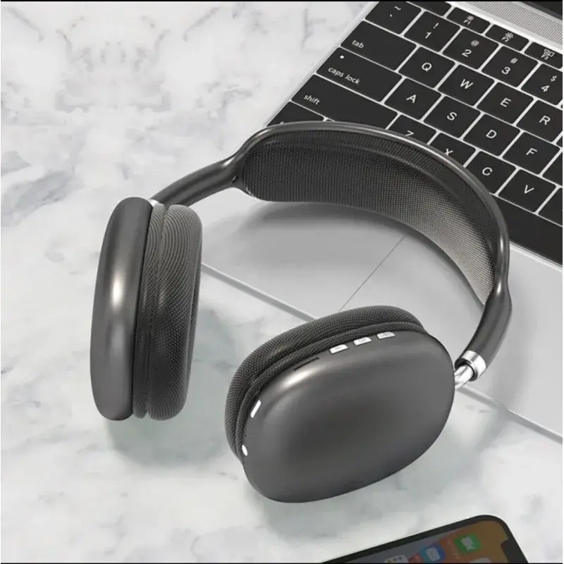 Thumbnail: Wireless Bluetooth Headphones With Noise Cancelling Over-Ear Sport Earphones UK