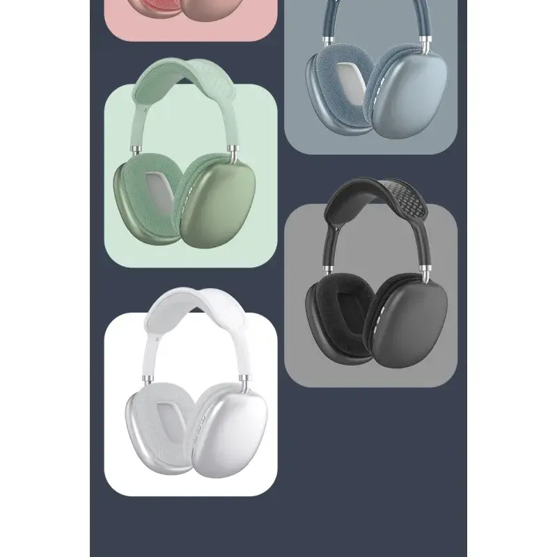 Thumbnail: Wireless Bluetooth Headphones With Noise Cancelling Over-Ear Sport Earphones UK