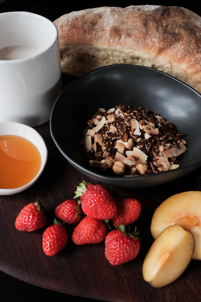 Arranged Food and Objects