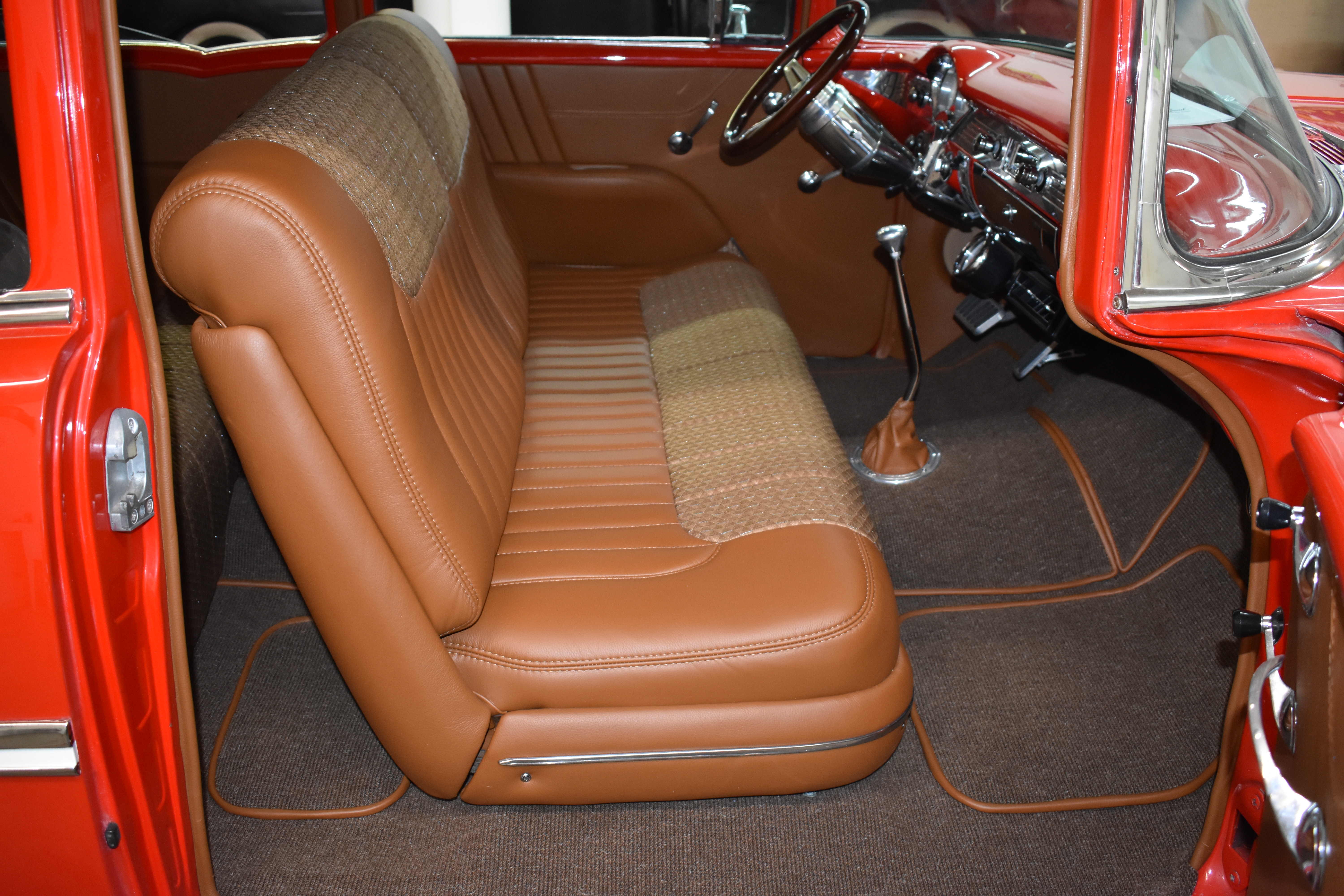 41 Willys With A Tan Leather Interior