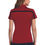 Thumbnail: ATOM Port Authority® Women's Silk Touch™ Performance Colorblock Stripe Polo