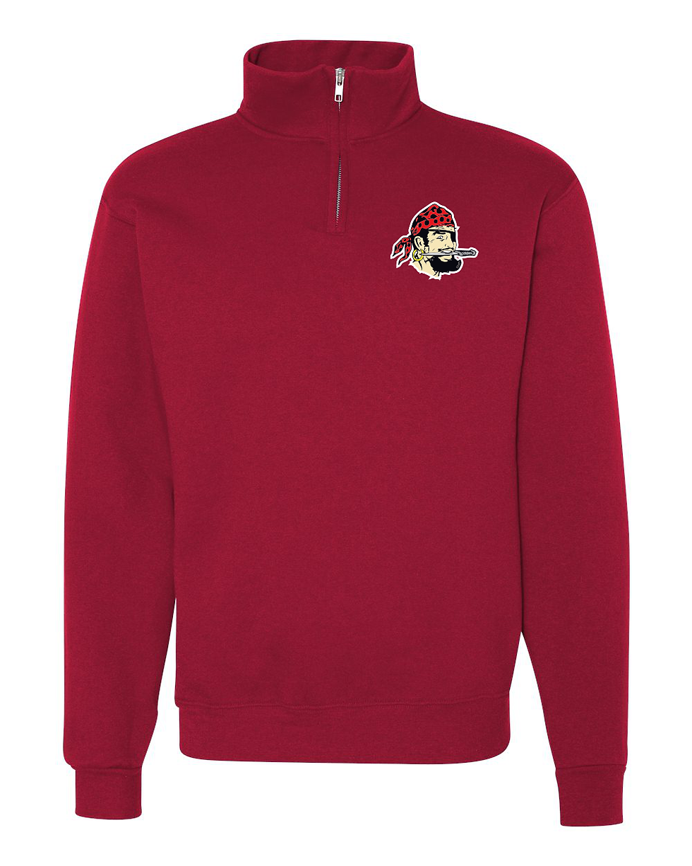 Thumbnail: Red Raiders Cadet Collar Quarter-Zip Sweatshirt