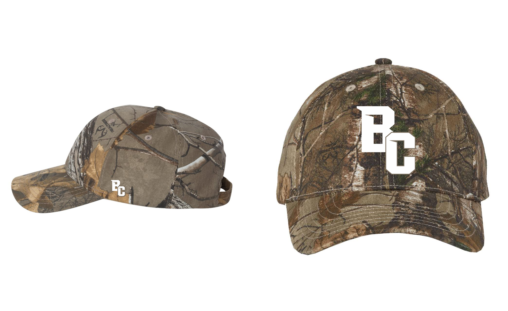 BC Athletic Font Camo Hat