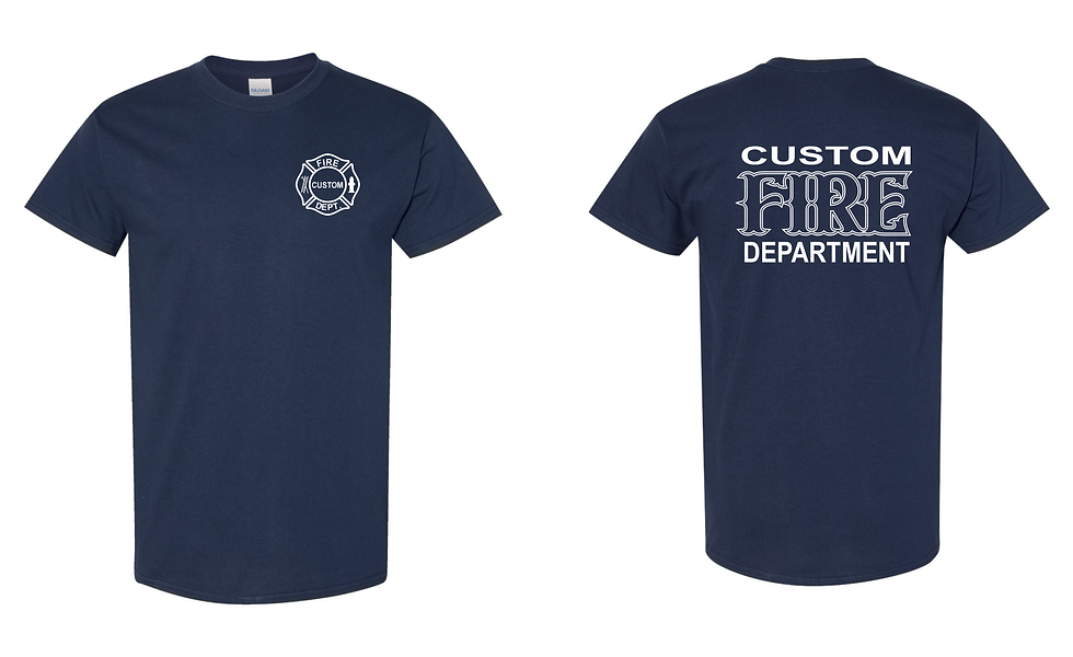 DTF Custom Fire Department Shirt
