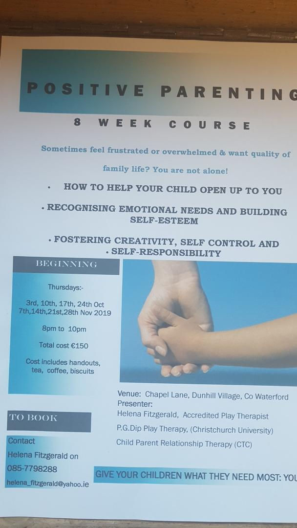 Upcoming Positive Parenting Course