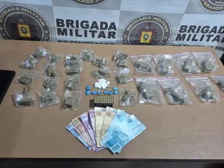 BM PRENDE HOMEM POR TRÁFICO DE DROGAS EM PELOTAS