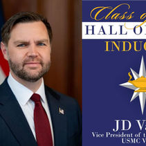 U.S. Vice President, Marine Combat Correspondent Inducted into DINFOS Hall of Fame