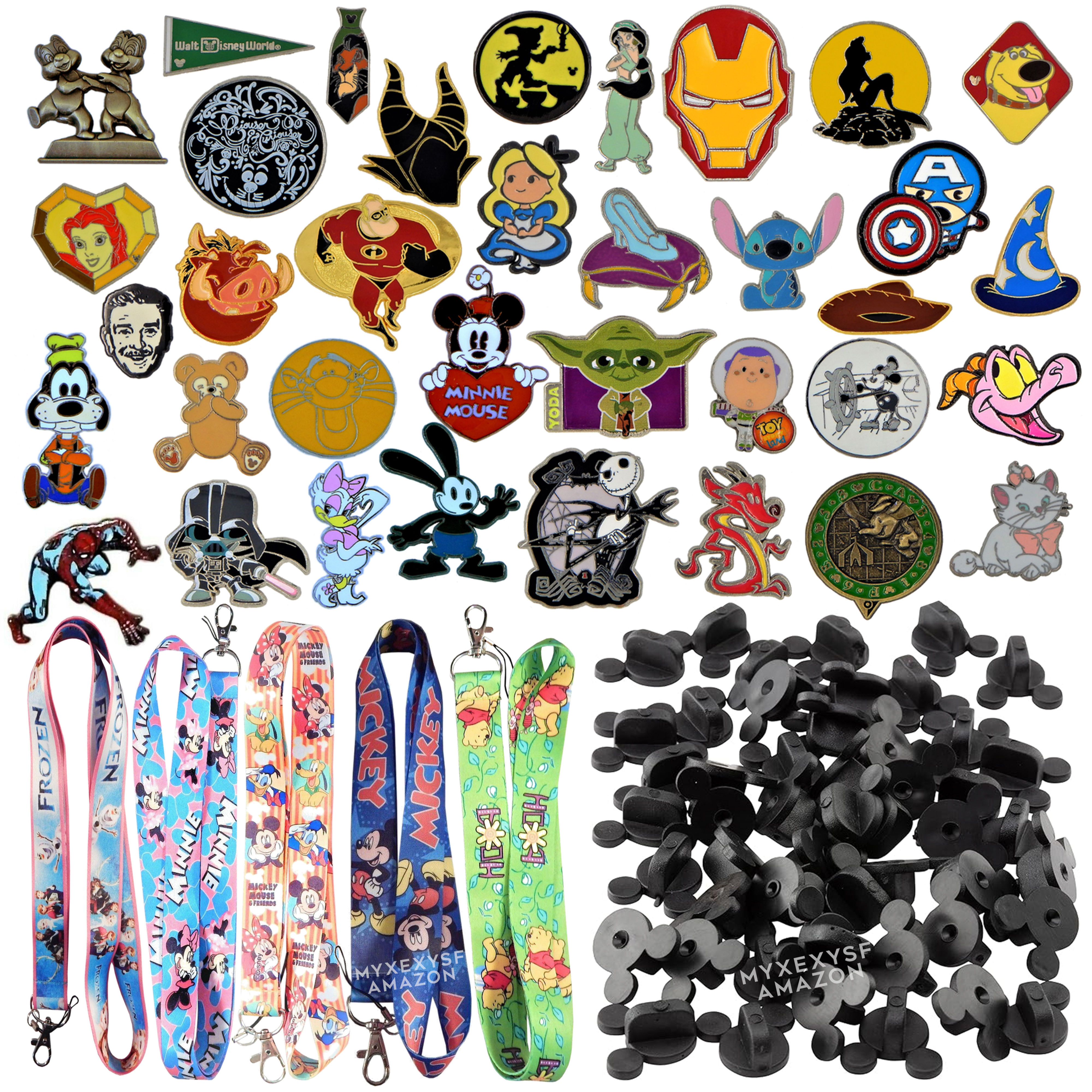 Ultimate Disney Pin Collector Lot