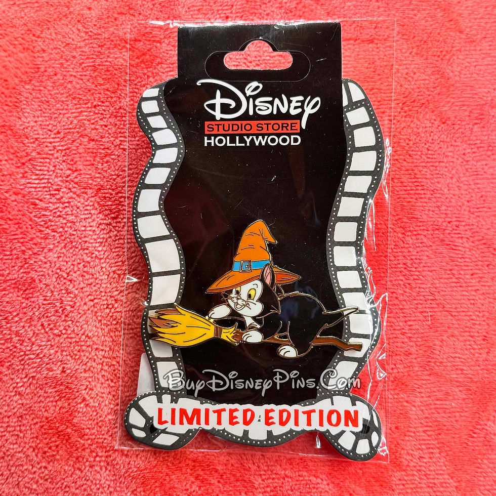 Thumbnail: Figaro Cats on Brooms Halloween Witch Series LE 300