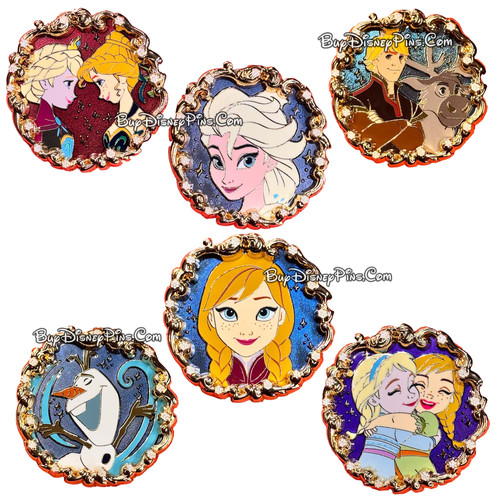 Full Set: 6x Pin Frozen 10th Anniv Series LE 400 | BuyDisneyPins