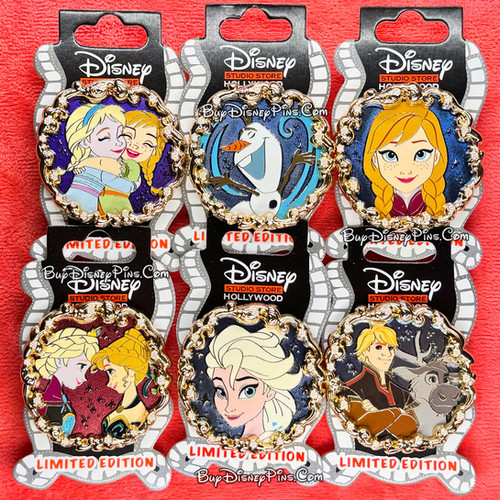 Full Set: 6x Pin Frozen 10th Anniv Series LE 400 | BuyDisneyPins