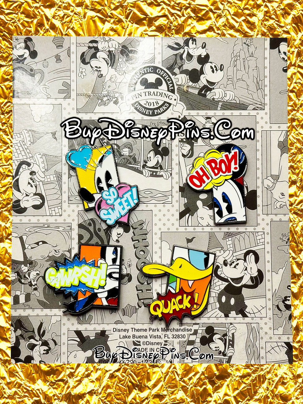 Thumbnail: Comic Book Booster 4 Pin Set