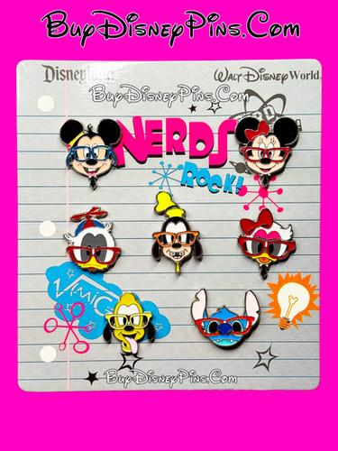 Disneyland NERDS ROCKS! ピンバッジセット Nerds Rock 7 Pin Set | BuyDisneyPins
