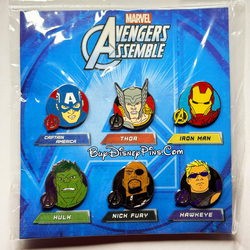 Avengers Assemble 6 Pin Set | BuyDisneyPins