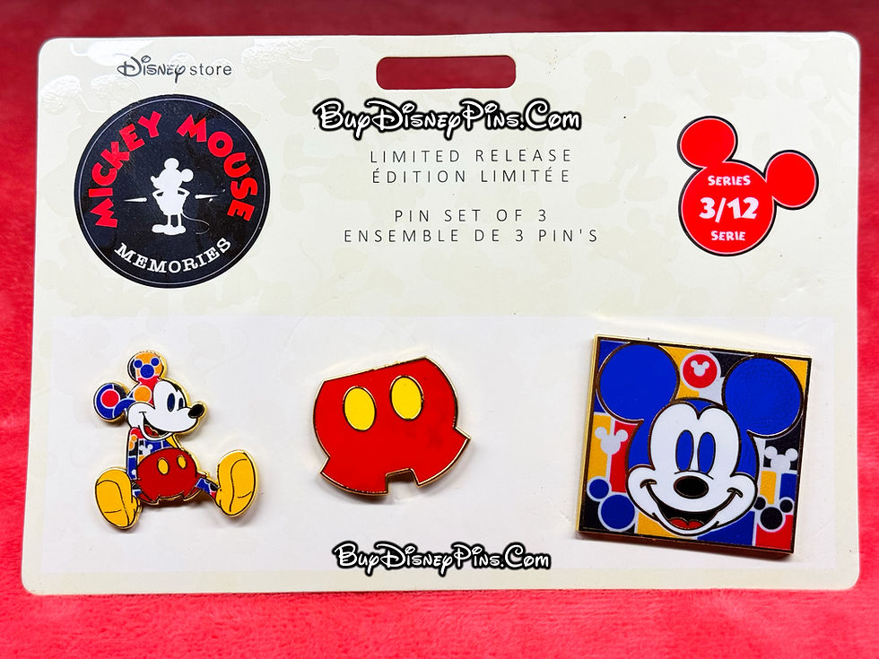 Thumbnail: Mickey Memories LE 3/12 Series 3 Pin Set