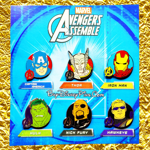 Avengers Assemble 6 Pin Set | BuyDisneyPins