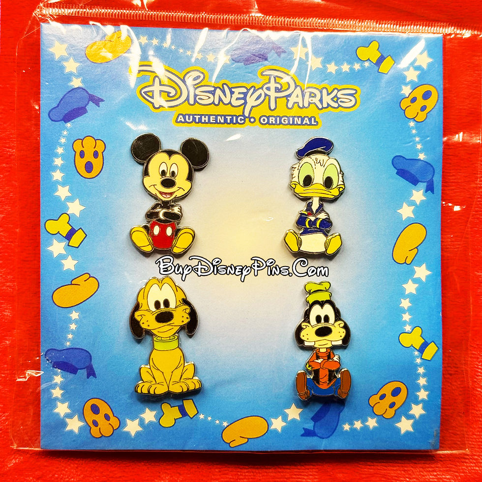 Thumbnail: Big Head Characters 3 Pin Set