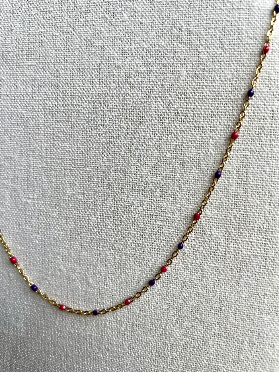 Thumbnail: Mini Bolletjes Multi Ketting