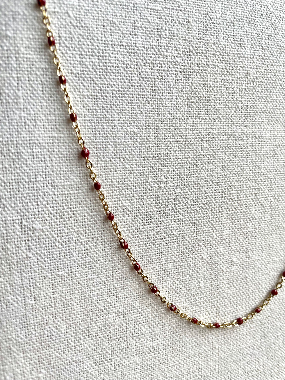 Thumbnail: Mini Bolletjes Uni Ketting