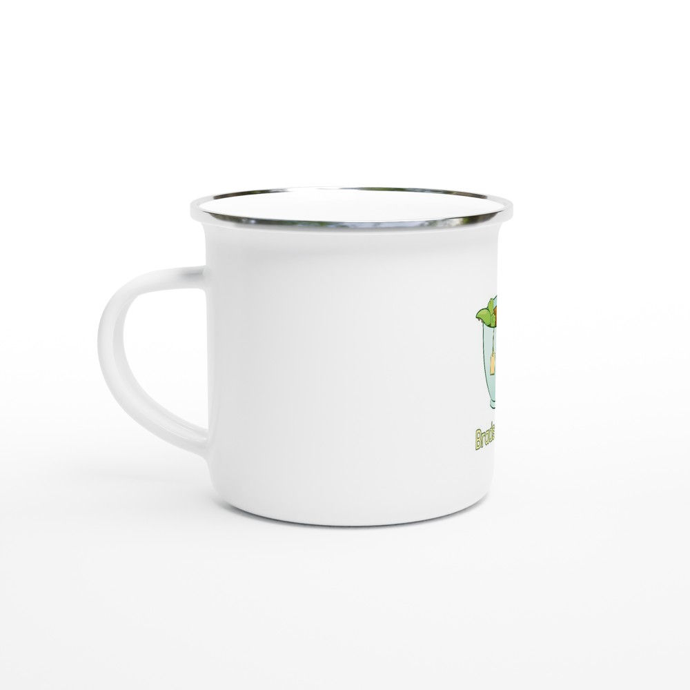 White 12oz Enamel Mug